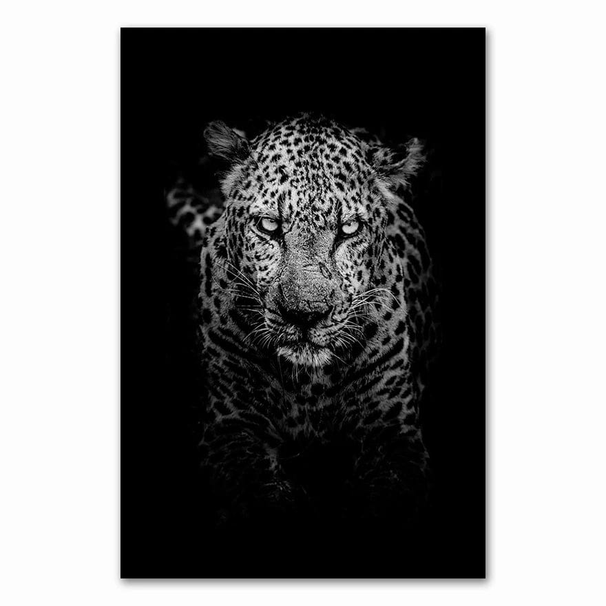 0501-12 / 40x60cm No Frame / CHINA Canvas Painting Animal Wall Art Lion Elephant Deer Zebra Posters and Prints Wall Pictures for Living Room Decoration Home Decor