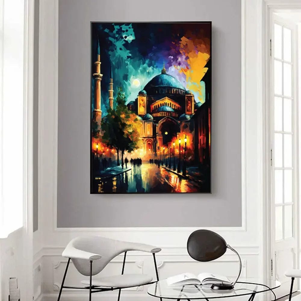 London Landscape Abstract Posters and Prints City Travel Canvas Painting Wall Art Pictures For Living Room Home Decoration Gift
